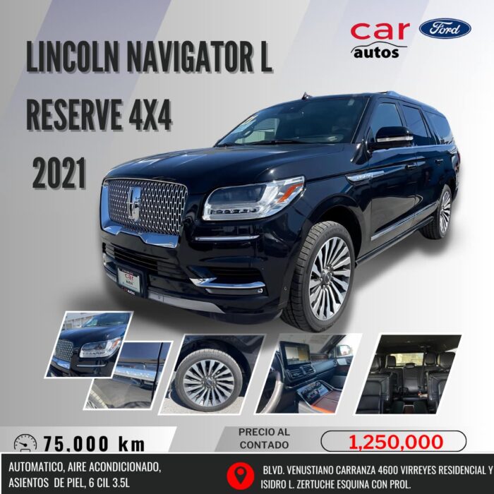 LINCOLN NAVIGATOR L RESERVE 4X4 2021 Imagen de la galería