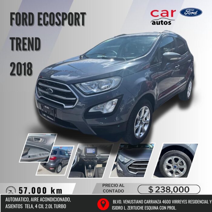 FORD ECOSPORT TREND 2018 Imagen de la galería