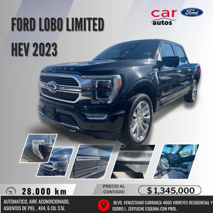 ¡FORD LOBO LIMITED HEV 2023! Imagen de la galería