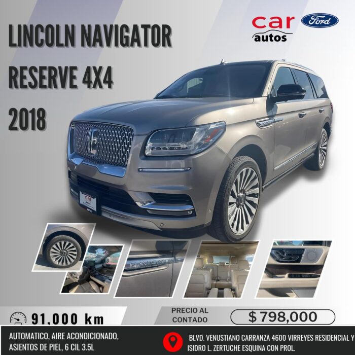 LINCOLN NAVIGATOR RESERVE 4X4 2018 Imagen de la galería