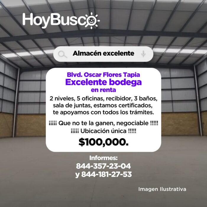 Bodega en renta Imagen de la galería