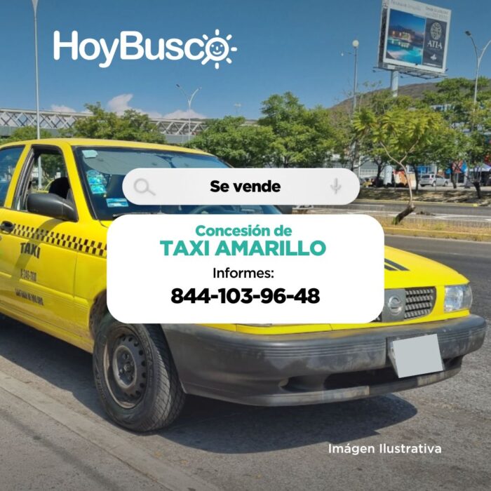 Se vende concesión de taxi amarillo Imagen de la galería