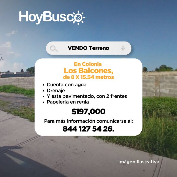 Terreno en venta en los Balcones Imagen de la galería