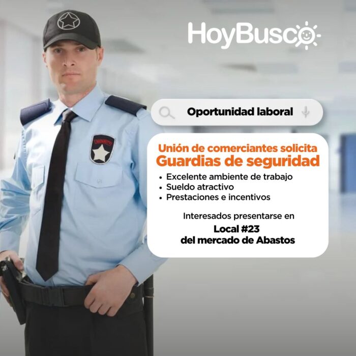 Se solicita guardia de seguridad Imagen de la galería