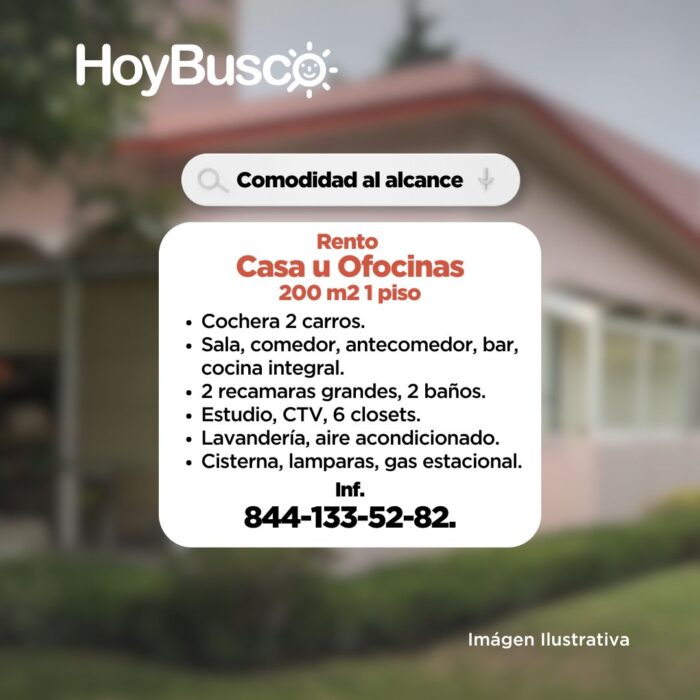 Rento casa ideal para vivienda  u oficina Imagen de la galería
