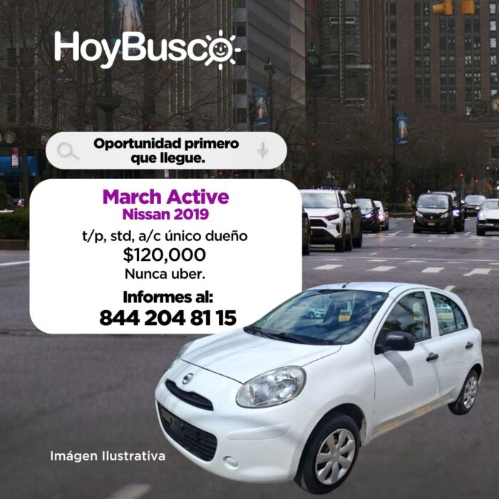 ¡De oportunidad! March Active Nissan 2019 Imagen de la galería