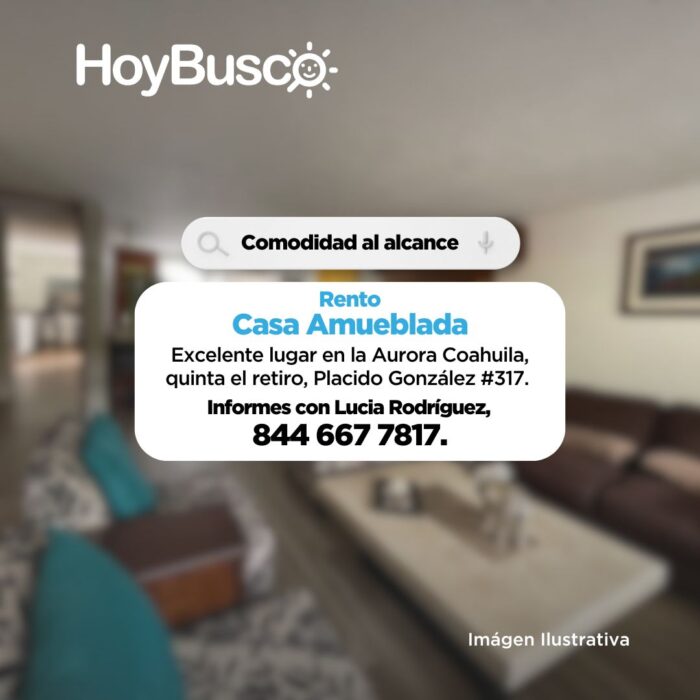 Renta de casa amueblada en la aurora Imagen de la galería