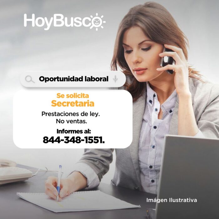 Vacante disponible: secretaria administrativa Imagen de la galería