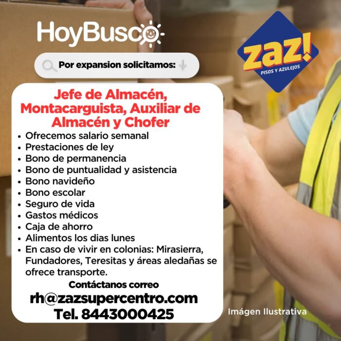 Únete a nuestro equipo ZAZ supercentro Imagen de la galería
