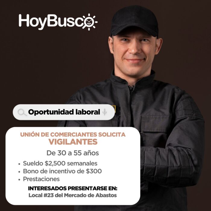 Mercado de Abastos solicita vigilante Imagen de la galería