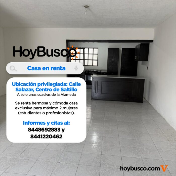 Casa en renta ideal para mujeres Imagen de la galería