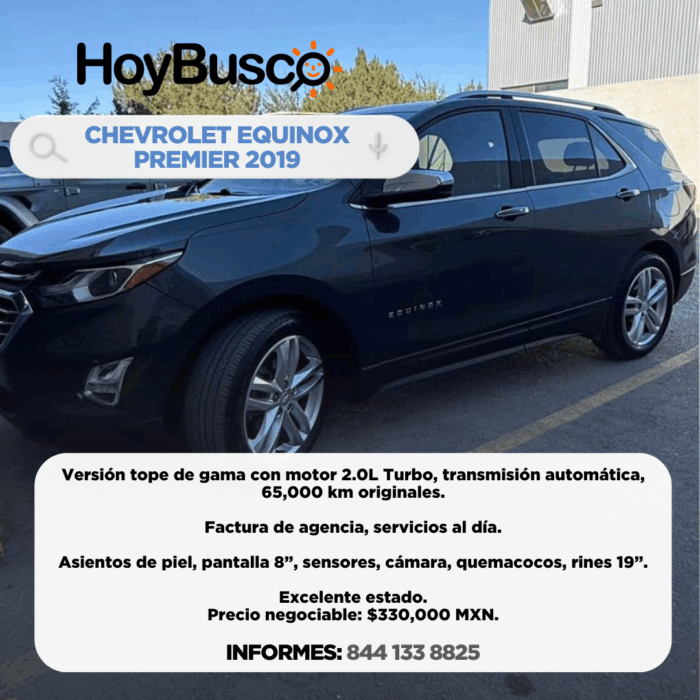 Chevrolet Equinox Premier 2019 Imagen de la galería