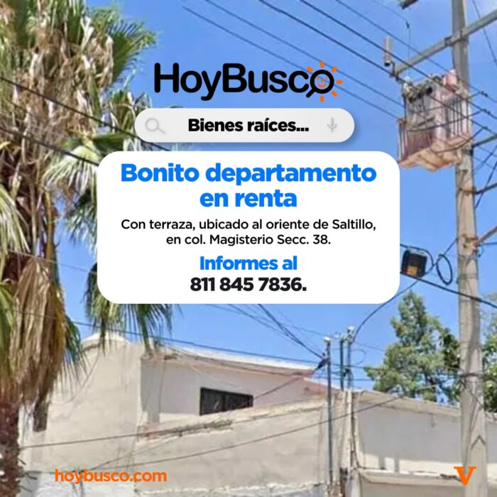 🏢 ¡BONITO DEPARTAMENTO EN RENTA! 🏢 Imagen de la galería