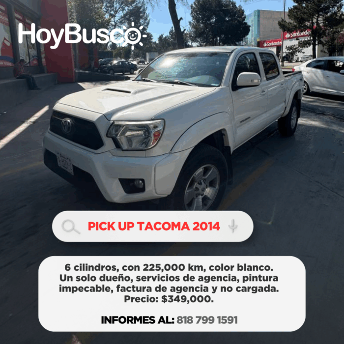 🚘 ¡Toyota Tacoma 2014 en excelente estado! 🚘 Imagen de la galería
