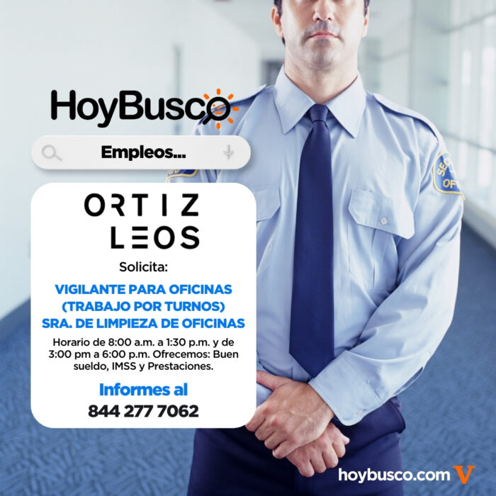 Ortiz Leos abre vacantes! Imagen de la galería